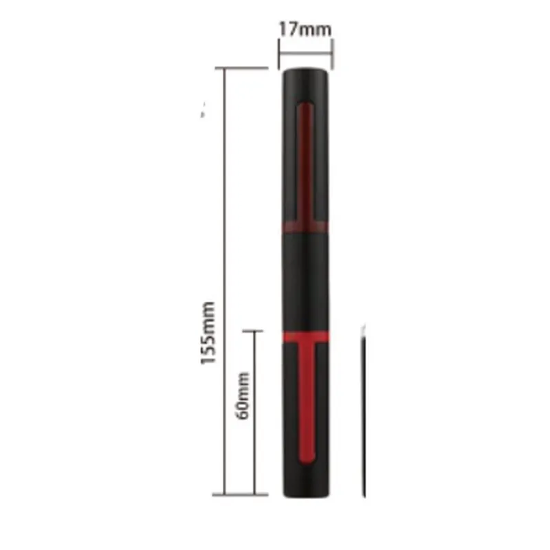 Vỏ son bóng 2 đầu đen – đỏ 155mm – mã NXM0785