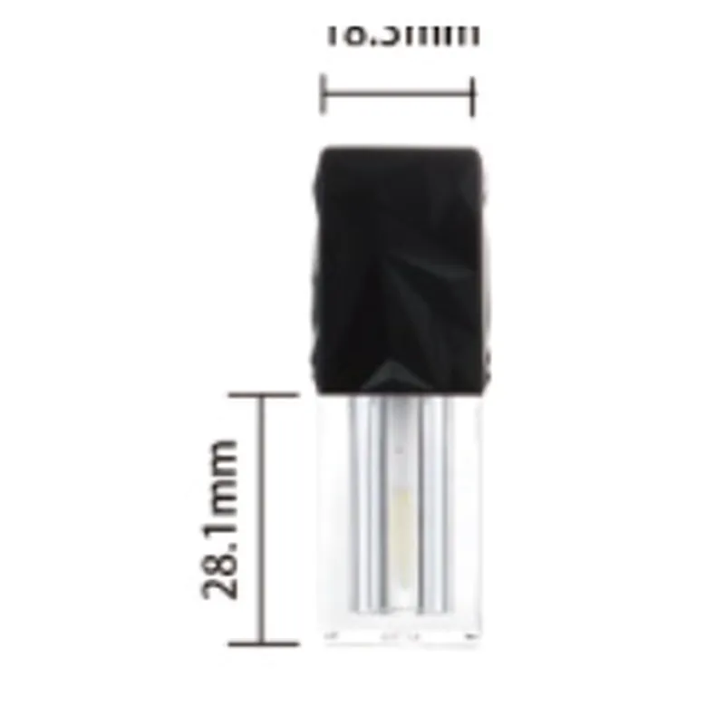 Vỏ son bóng vuông nắp vân kim cương 2.2–5ml – mã NXM0866