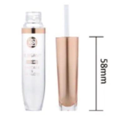 Vỏ son bóng trong nắp vàng hồng 10ml – mã NXM0970