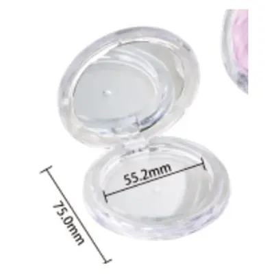 Hộp phấn tròn trong nắp vân hoa 75mm – ảnh 6