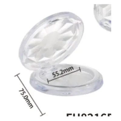 Hộp phấn tròn trong nắp vân hoa 75mm – ảnh 7