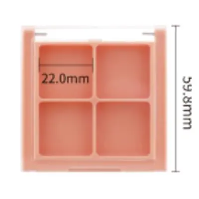 Hộp phấn vuông 4 ô 59.8mm – mã NXM1016