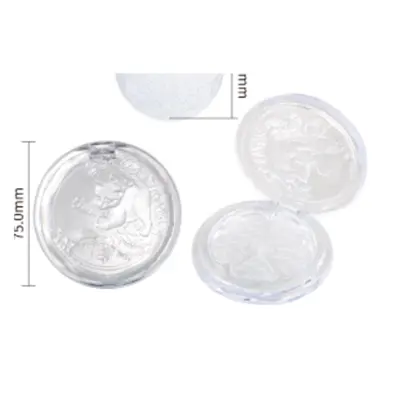 Hộp phấn tròn nắp chạm nổi 75mm – ảnh 4
