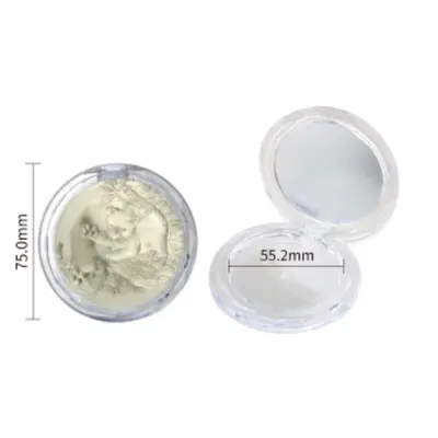 Hộp phấn tròn nắp chạm nổi 75mm – mã NXM1022