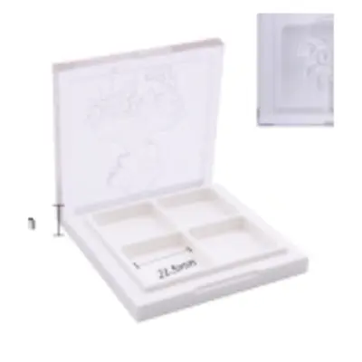 Hộp phấn vuông nắp chạm nổi chân dung 59.8mm – ảnh 5