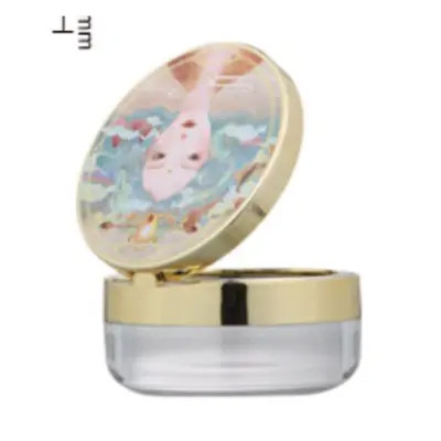 Hũ phấn phủ nắp vàng 72mm – ảnh 2