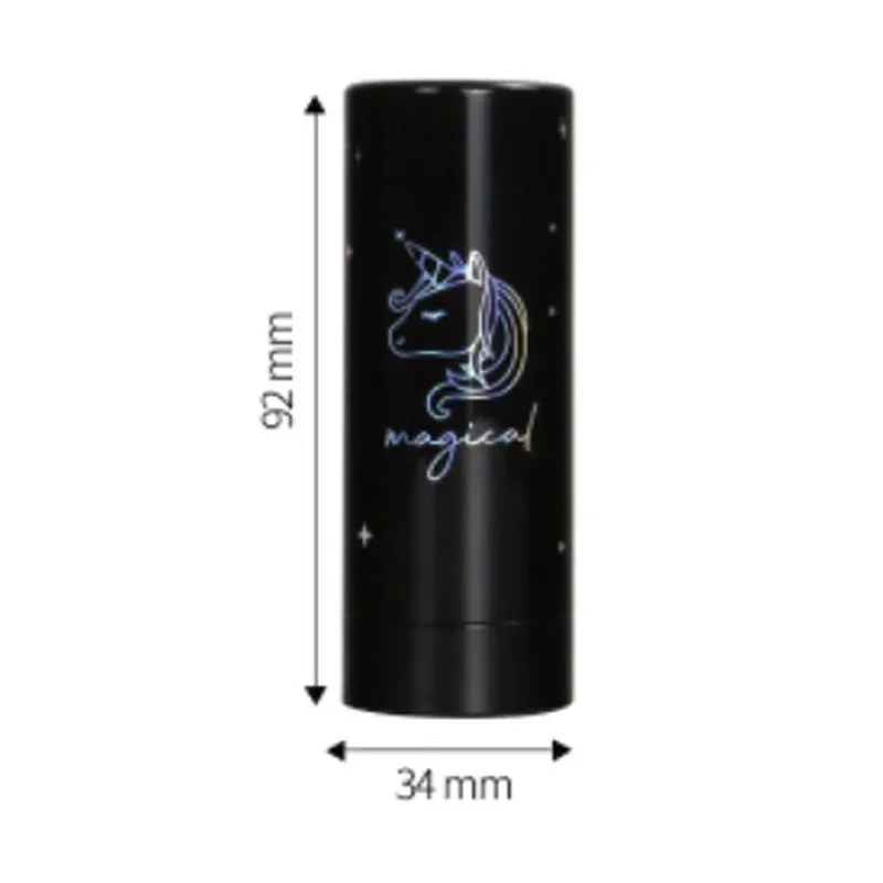 Vỏ phấn phủ dạng thỏi đen in kỳ lân – mã NXM1071