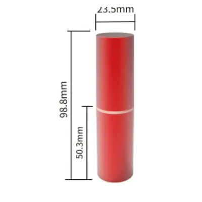 Vỏ son thỏi đỏ ánh kim 98mm – mã NXM1081