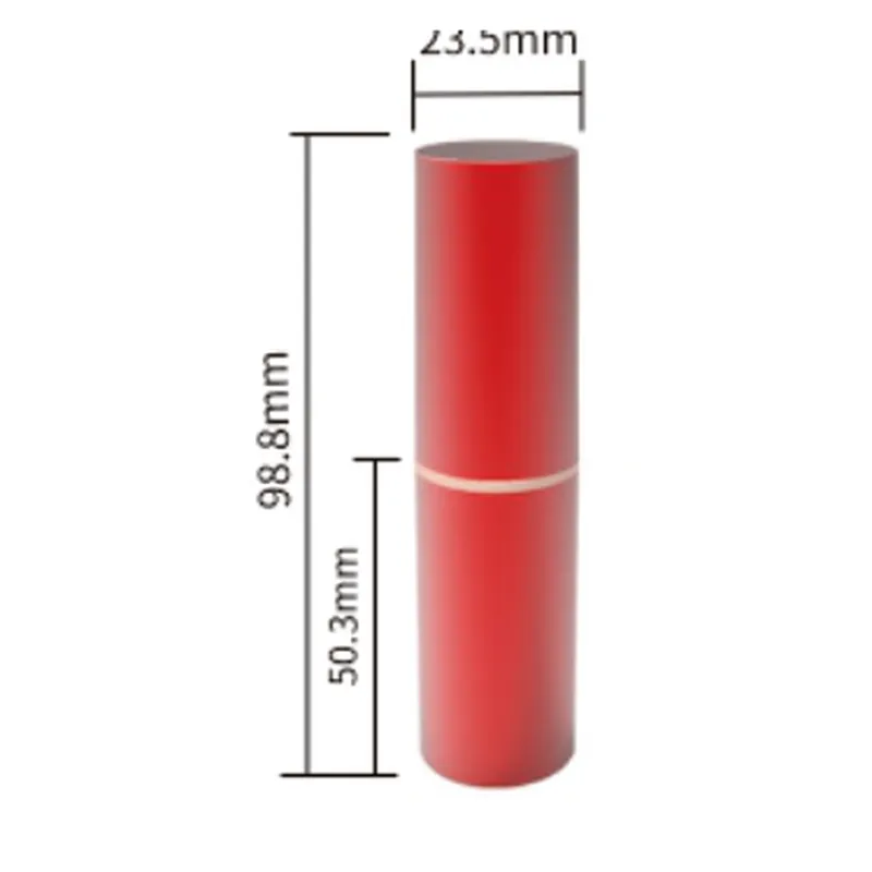 Vỏ son thỏi đỏ ánh kim 98mm – mã NXM1081