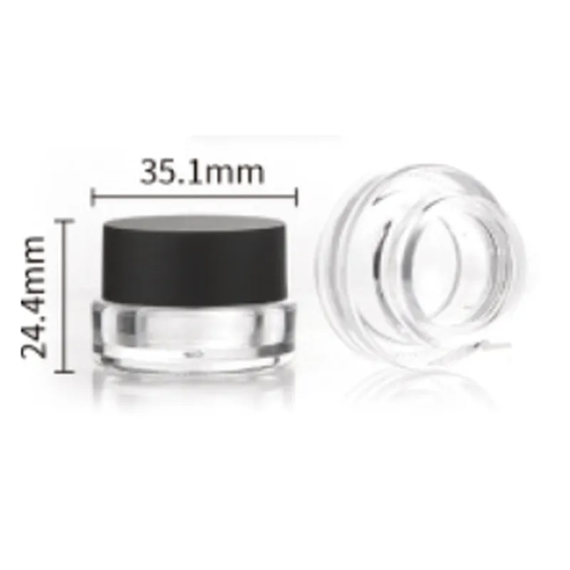 Hũ nhỏ trong nắp đen 35mm – mã NXM1090