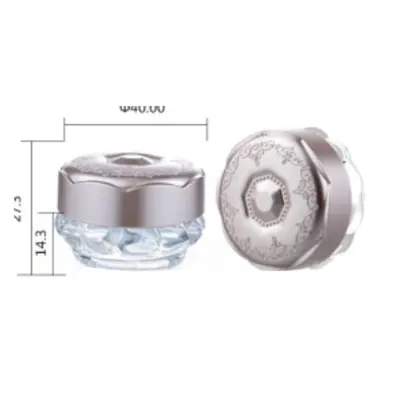 Hũ kem pha lê nắp chạm hoa 7.5ml – mã NXM1091