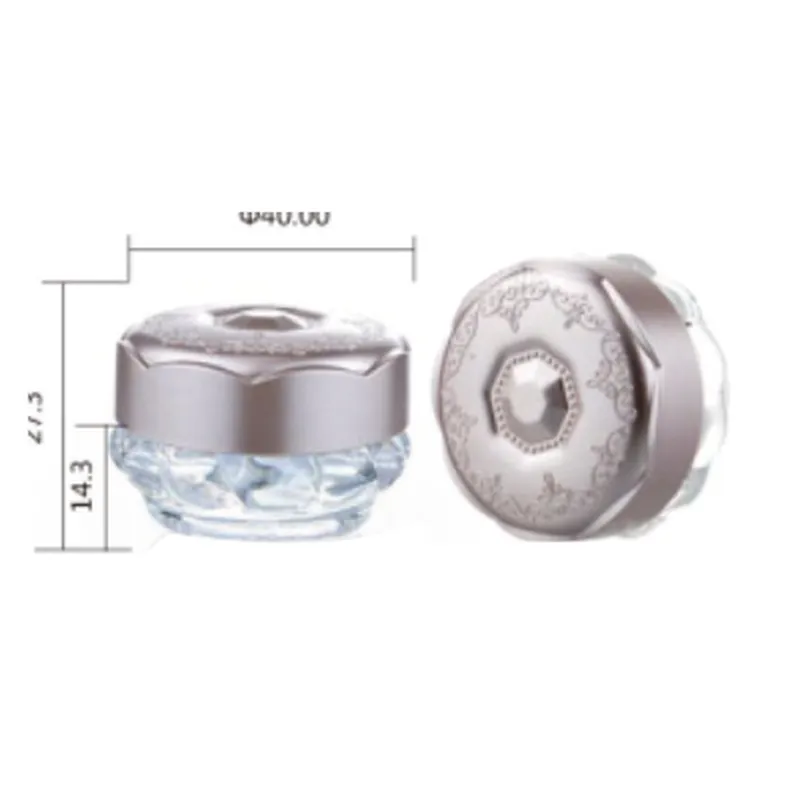 Hũ kem pha lê nắp chạm hoa 7.5ml – mã NXM1091