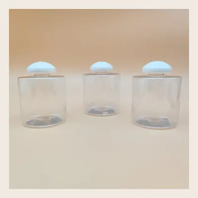 Chai nhựa trong nắp nấm xanh – mã NXP0003