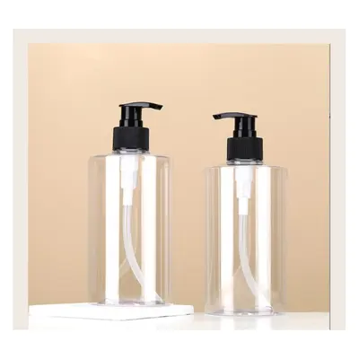 Chai PET trụ tròn vai phẳng 500ml vòi bơm – ảnh 2