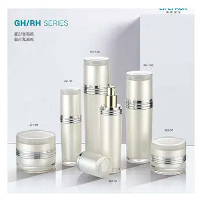 Bộ chai + hũ acrylic đen nắp vàng – ảnh 2