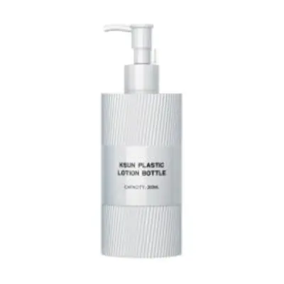 Chai lotion vân sọc xanh / trắng vòi bơm – ảnh 2