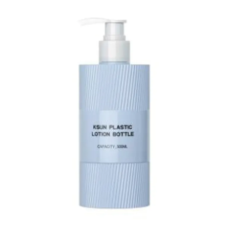 Chai lotion vân sọc xanh / trắng vòi bơm – mã NXP0131