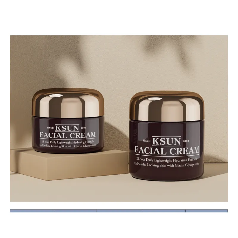 Hũ kem nâu nắp vàng (Facial Cream) – mã NXP0359