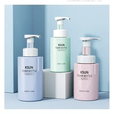 Chai tạo bọt tròn số 4 (vai tròn pastel) – mã NXP0378