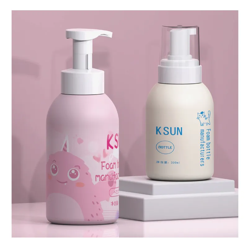 Chai tạo bọt vai tròn số 2 (hồng, kem) – mã NXP0388