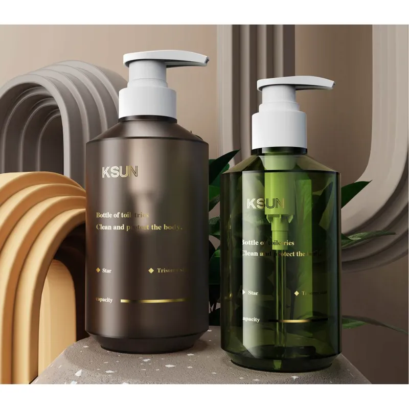 Chai tròn lotion vai xiên (nâu, xanh lá) – mã NXP0406