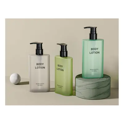 Chai lotion tròn dẹt (trong màu) – ảnh 1
