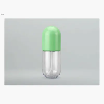 Chai PET dáng viên nhộng nắp xanh – mã NXP0469