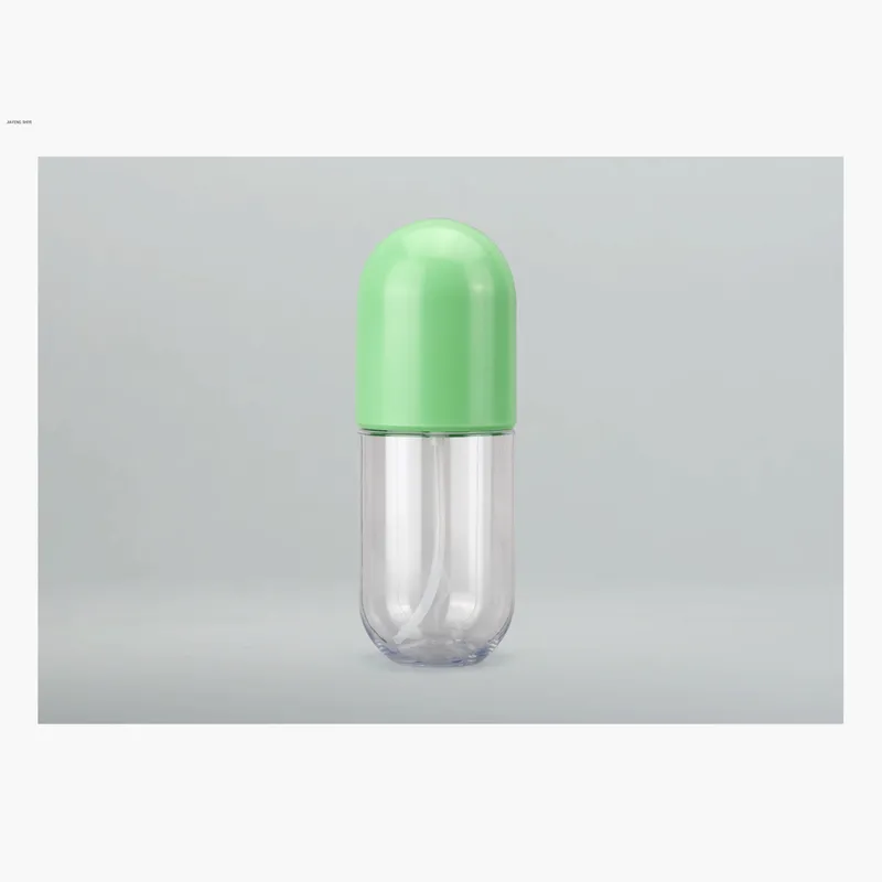 Chai PET dáng viên nhộng nắp xanh – mã NXP0469