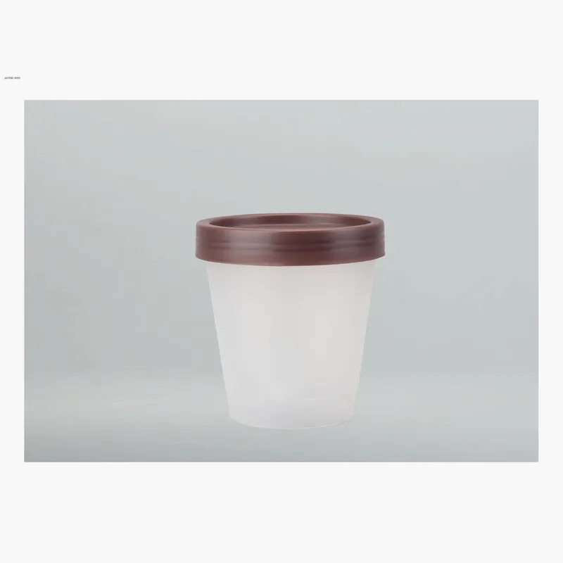 Hũ nhựa mờ nắp nâu – mã NXP0513