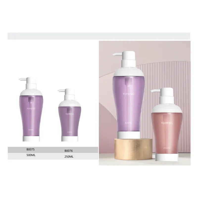 Chai PETG thành dày tím hồng 500ml/250ml – mã NXP0528