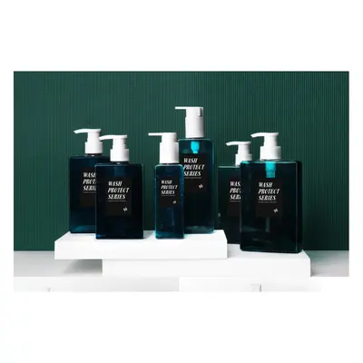 Chai PETG thành dày xanh navy 400ml/300ml – mã NXP0540
