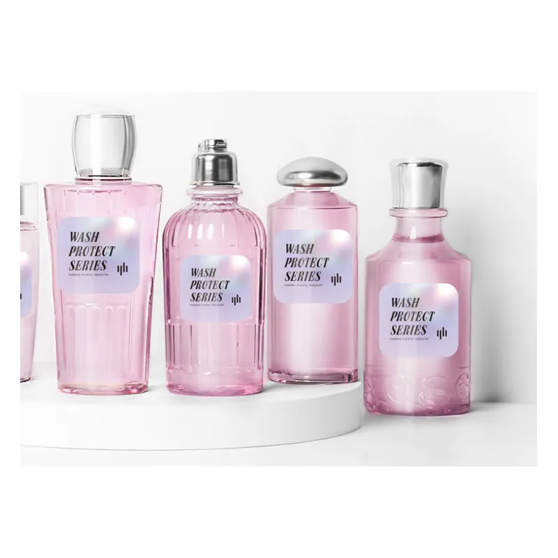 Chai PET hồng nắp kim cương 250ml/200ml – mã NXP0557