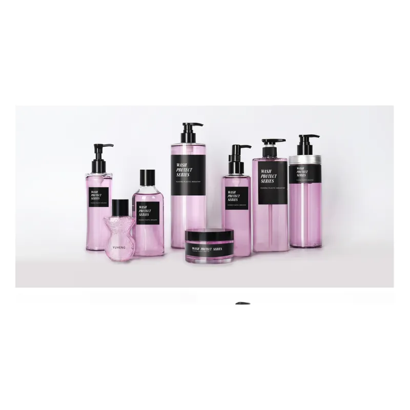 Bộ chai PET hồng tím 750ml/450ml/250ml – mã NXP0570