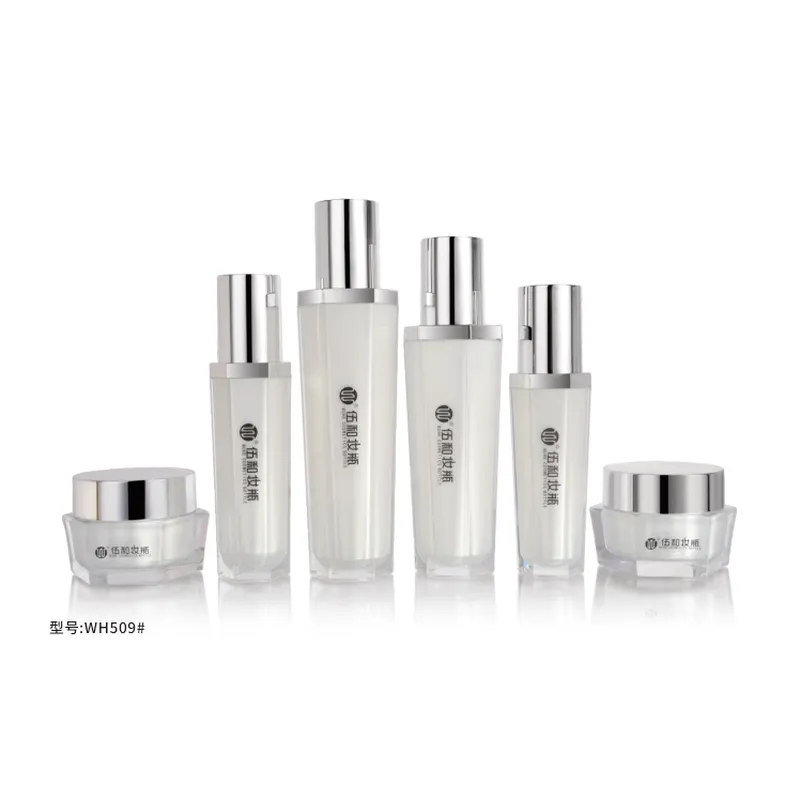Bộ chai 2 lớp trắng nắp bạc – mã NXP0582