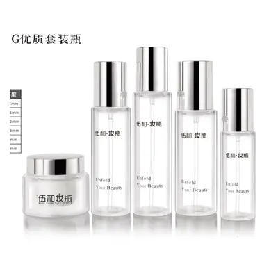 Bộ chai thành dày xanh baby nắp bạc – ảnh 2