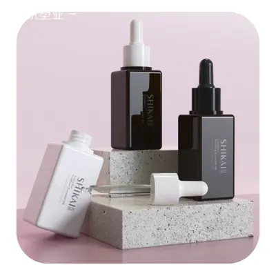 Chai serum PET vuông nâu đen nhỏ giọt – mã NXP0604