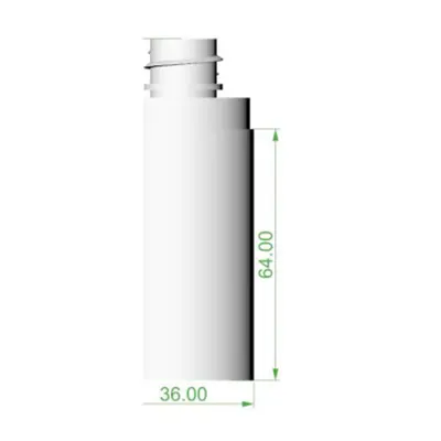 Chai PET trắng nắp bạc 35ml/25ml – ảnh 2