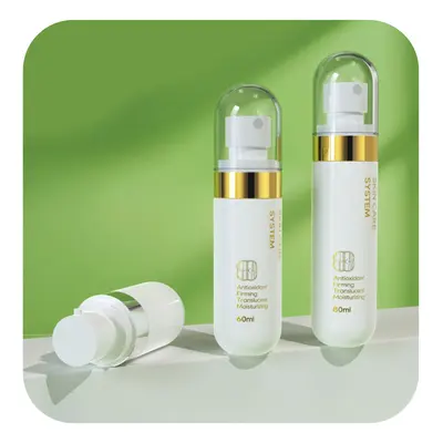 Chai PET trắng nắp viền vàng 40ml – mã NXP0611