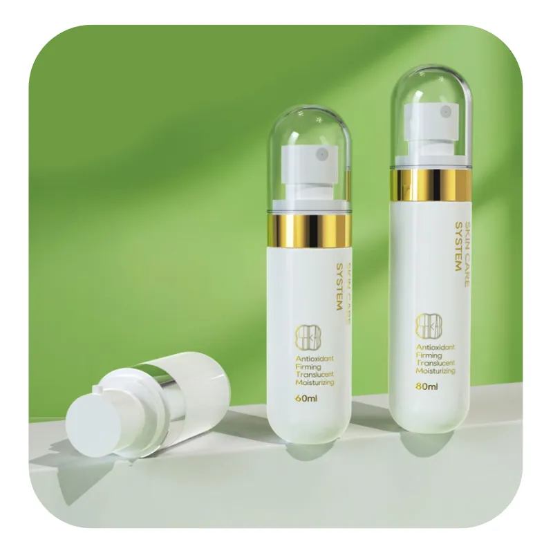 Chai PET trắng nắp viền vàng 40ml – mã NXP0611