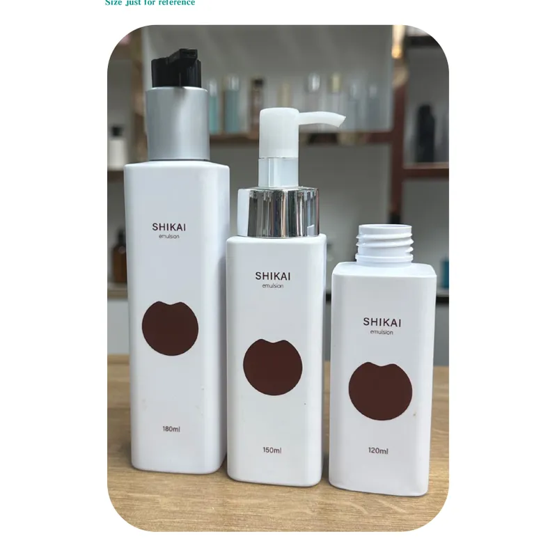 Chai PET vuông trắng vòi bạc – mã NXP0631