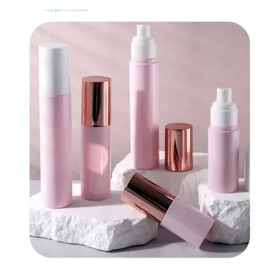 Chai PET hồng nắp vàng hồng 40ml/30ml – mã NXP0640