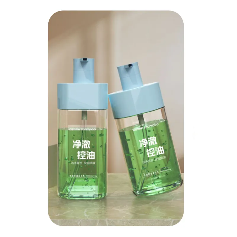 Chai PET xanh lá vòi bơm xanh – mã NXP0648