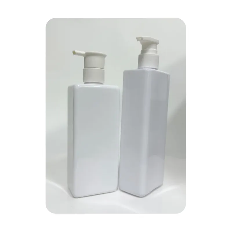 Chai PET vuông trắng vòi bơm trắng – mã NXP0650
