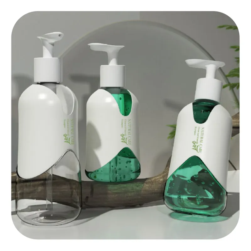 Chai PET dáng bầu trắng / xanh – mã NXP0655