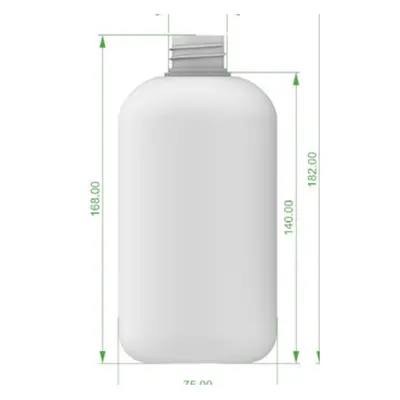 Bộ chai + hũ PET xanh mint 500ml – ảnh 3