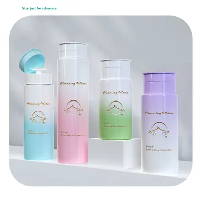 Chai PET chuyển màu pastel nắp bật – mã NXP0674