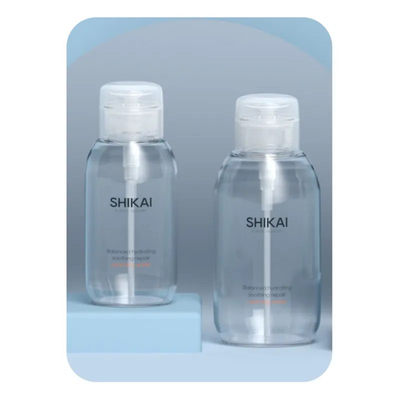 Chai PET trong vòi bơm 500ml–200ml – mã NXP0678