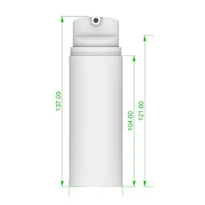 Chai PET trắng airless 150ml–80ml – ảnh 2