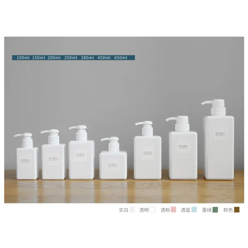 Chai lotion vuông 650ml–280ml – mã NXP0704
