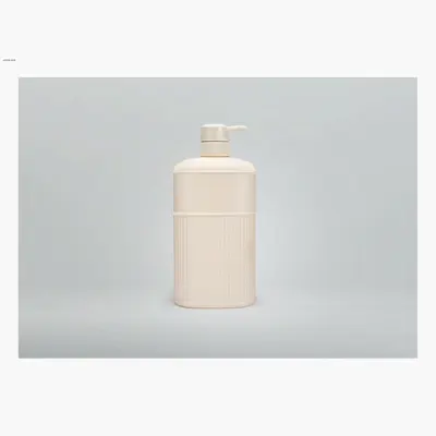Chai nhựa sọc dọc màu kem – mã NXP0730